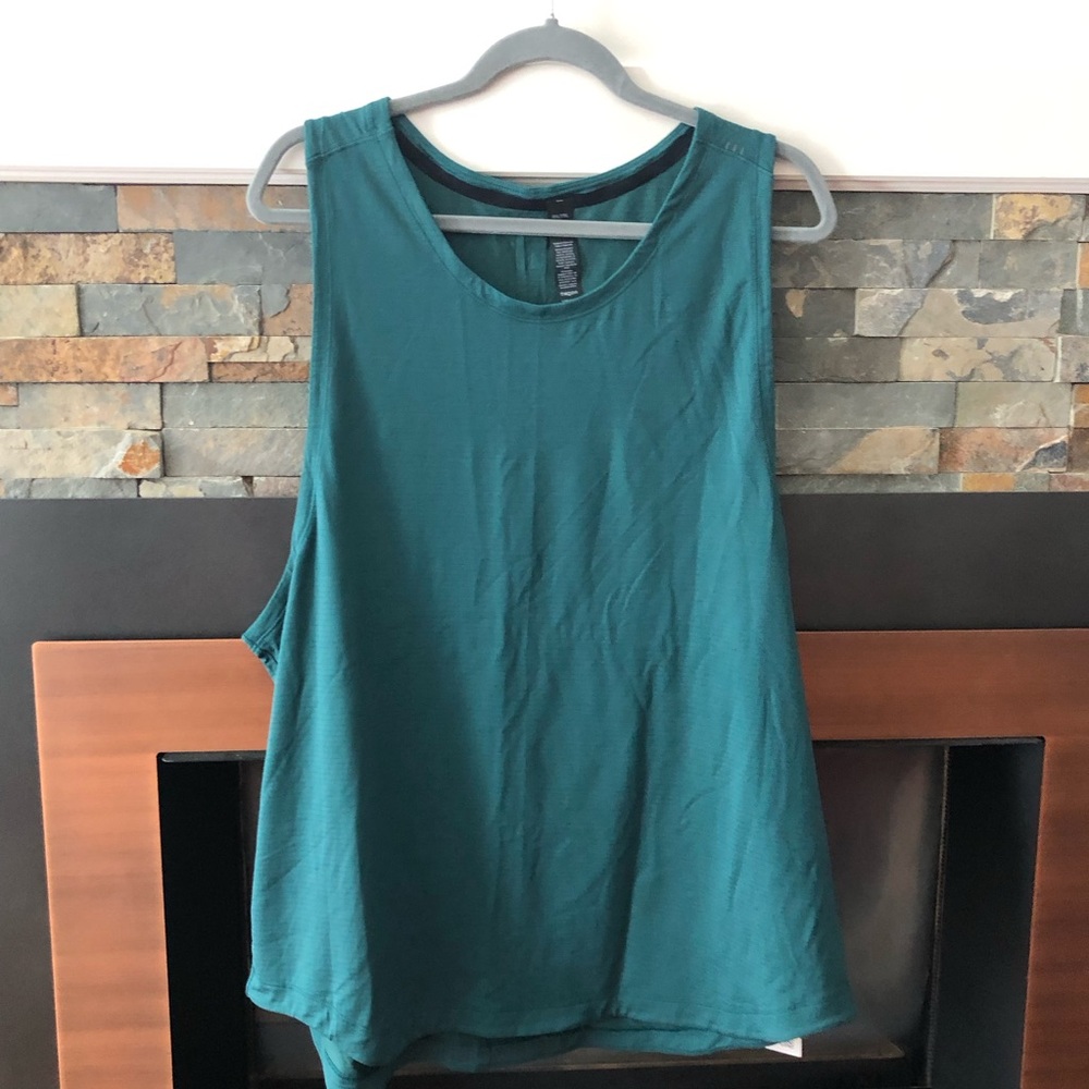 NWT lululemon athletica Teal Muscle Tee XXL